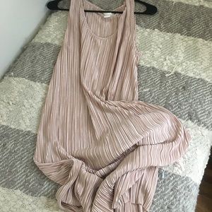 Crinkle slip dress